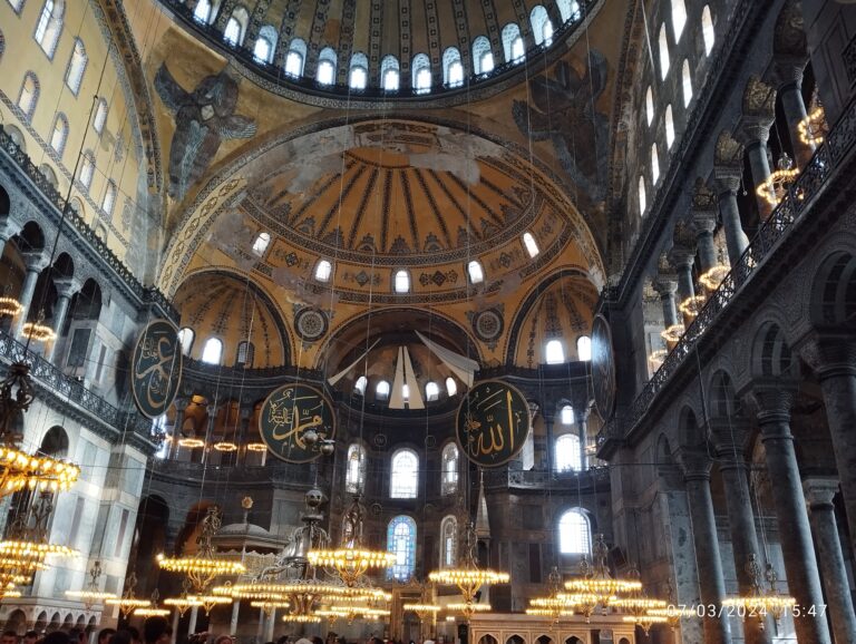 Hagia Sophia in Istanbul, historical landmark and architectural masterpiece